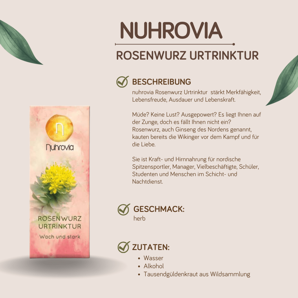 Bild von Rosenwurz Urtrinktur 20ml